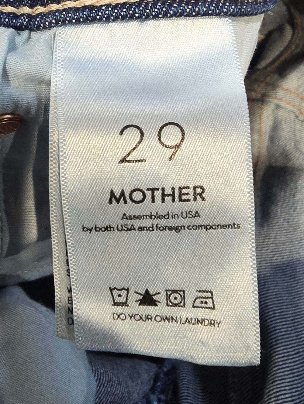 MOTHER Denim The Weekender Fray High Waisted Flare Jeans Size 29 - Picture 7 of 9